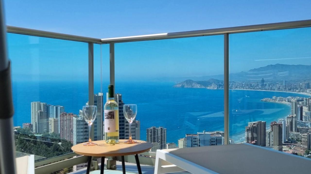 Apartamento Skyline 31 Terraza Privada Con Vistas Al Mar Benidorm Exterior foto
