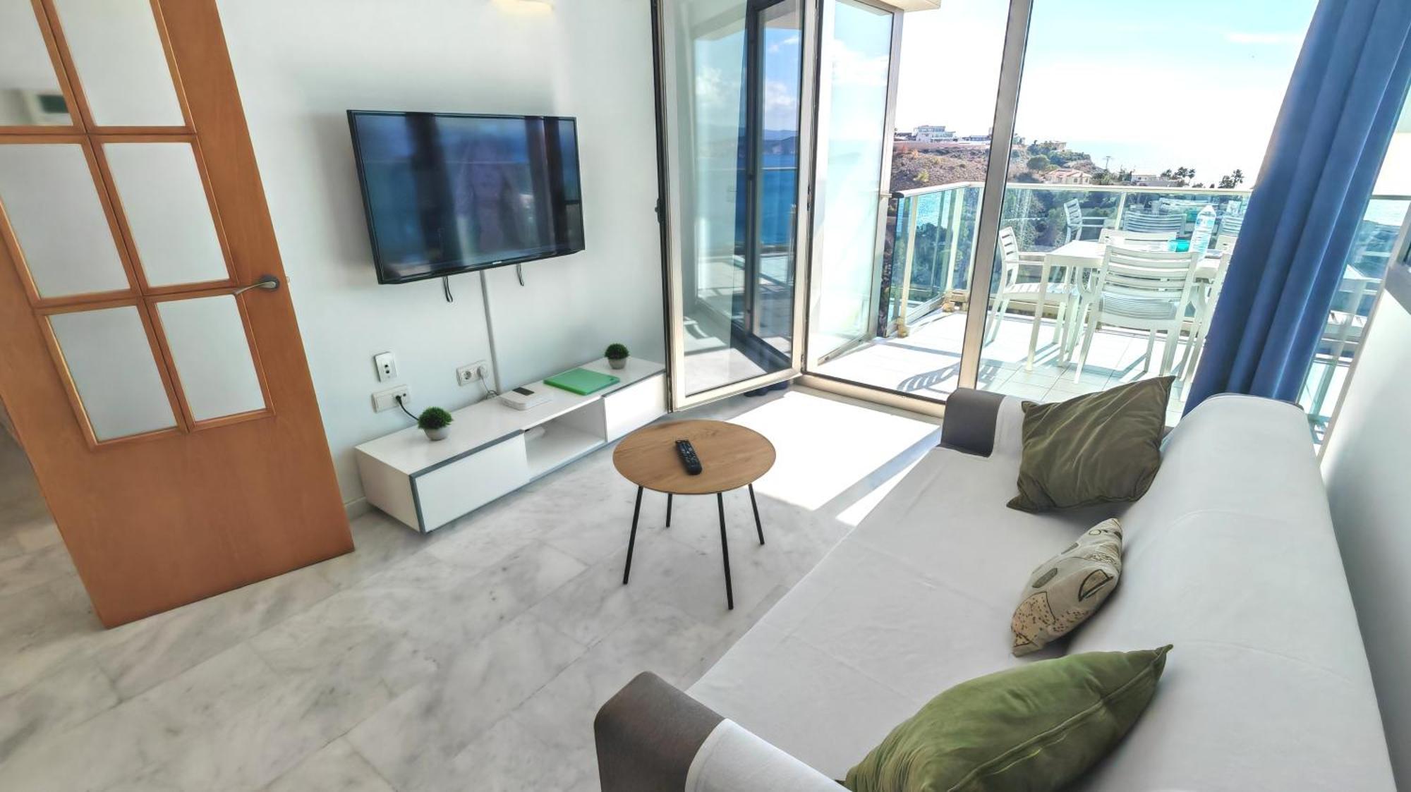 Apartamento Skyline 31 Terraza Privada Con Vistas Al Mar Benidorm Exterior foto